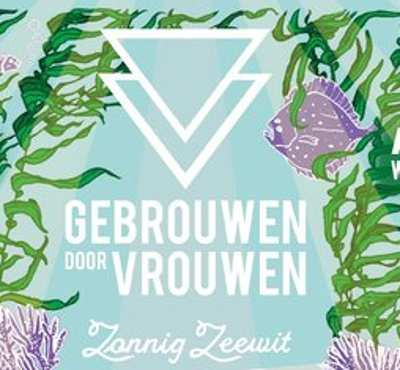 Zonnig Zeewit van Gebrouwen door Vrouwen